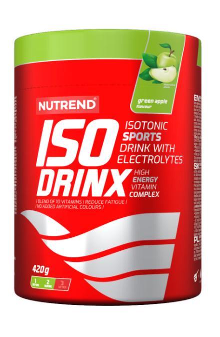 Ізотонік у порошку Nutrend Isodrinx Смак : зелене яблуко 420 грам, фото 1