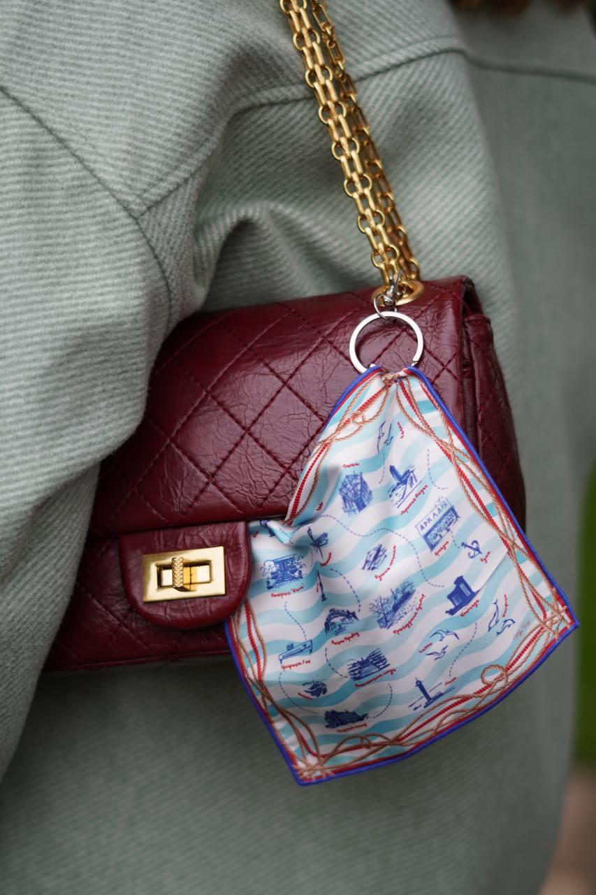 Брелок-платок, Мой Харків, 15 на 15 см, колекція Україна MyScarf, фото 1