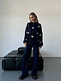 Гарний теплий костюм-двійка з трикотажу Модель: 1553-3078, фото 6