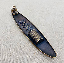 Тримач для пахощів "Мудрець на човні з коропами", фото 5