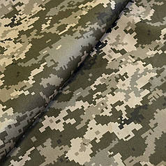 Тканина Саржа укр піксель ММ14 - 220 г/м2 - РОЗПРОДАЖ