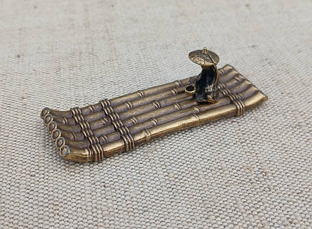 Міні підставка для пахощів "Мудрець на плоту" № 2, фото 1