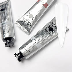 MOON FULL POLY GEL №02, 30 мл білий (у тубі)