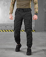 Тактические брюки черные летние рип-стоп, военные брюки черные полиция, тактические брюки черные для ВСУ, ewy bka smt