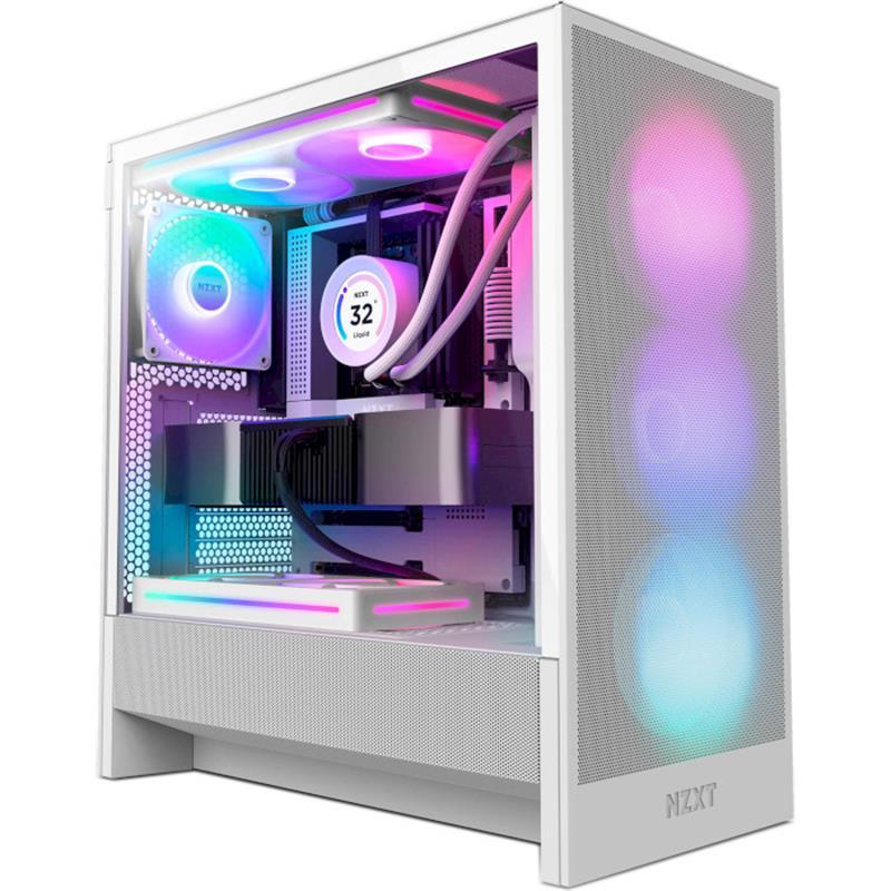 Корпус NZXT H5 Flow RGB White (CC-H52FW-R1) без БЖ, фото 1