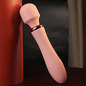 Вібратор двосторонній кліторальний вагінальний водонепронекний