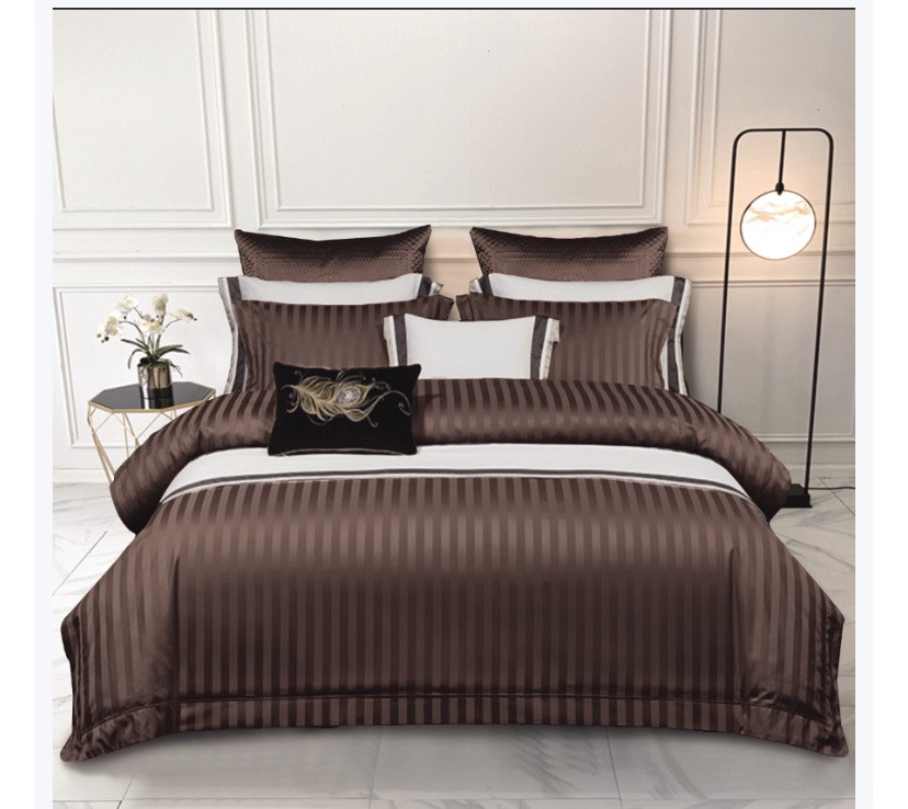 Постільна білизна спрайп сатин євро комплект, фото 1