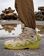 Тактичні демісезонні черевики койот АК, Військові водовідштовхуючі берці койот, Армійські черевики койот, ewy bka smt