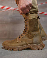 Демісезонні військові черевики койот, Тактичні берци койот нубук, Армійські осінні черевики койот, ewy bka smt