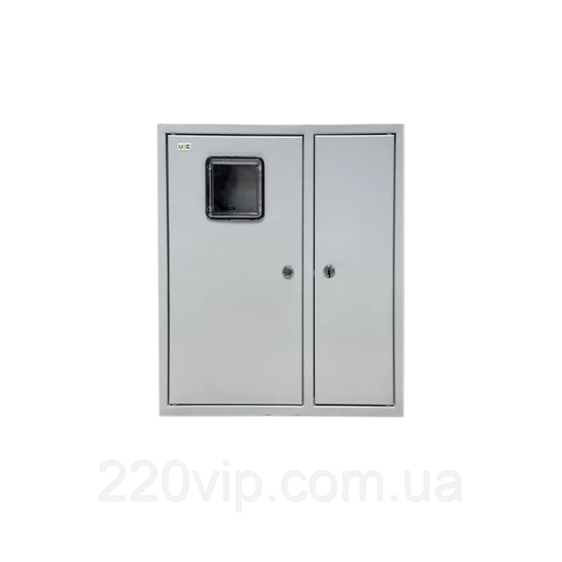 Щит для 3ф лічильник і 30 автоматів ЩОРн-3/30 UEC, SKM24-N-3-30-31-U навісний металевий бокс облік, фото 1