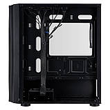 Корпус 1stPlayer X3-M-BK-4F1 Black без БЖ, фото 5