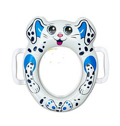 Дитяче сидіння на унітаз КОШЕНЯ, біло-блакитний Sanpreis