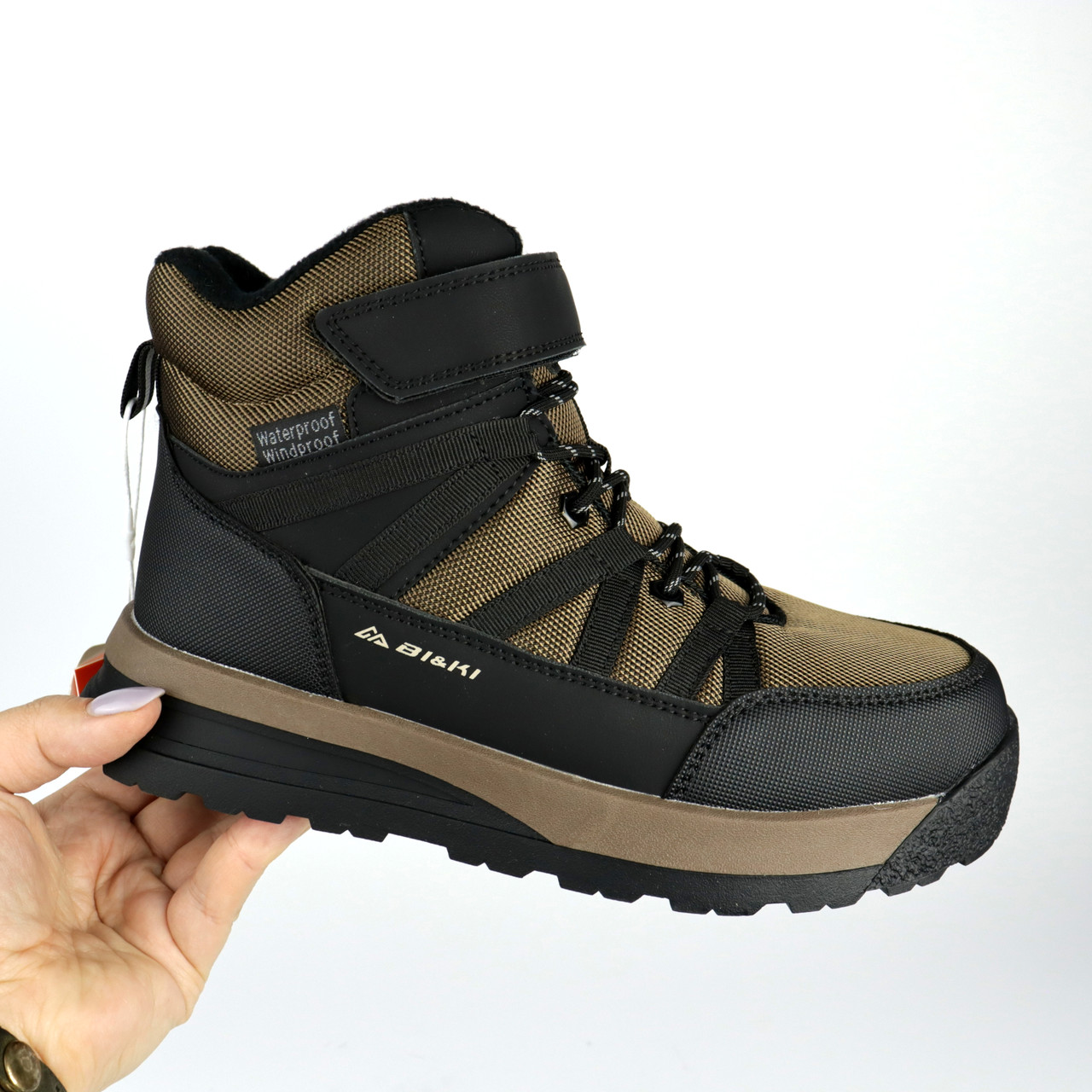 Термо черевики для хлопчика коричневі Bi&Ki