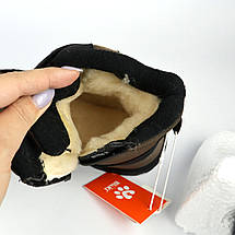 Термо черевики для хлопчика коричневі Bi&Ki, фото 5