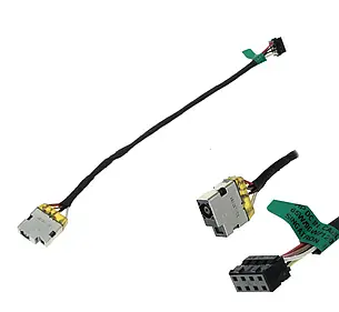 Оригінальний роз'єм гніздо кабель живлення HP 255 G0, 250 G2, 250 G3 CBL00380-0200, 719318-YD9 - разем, фото 1