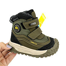 Зимові термосапоги для хлопчика хакі Tom.m