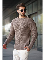 Чоловічий в'язаний светр без горла