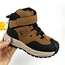 Дитячі зимові черевики термо для хлопчика коричневі Tom.m