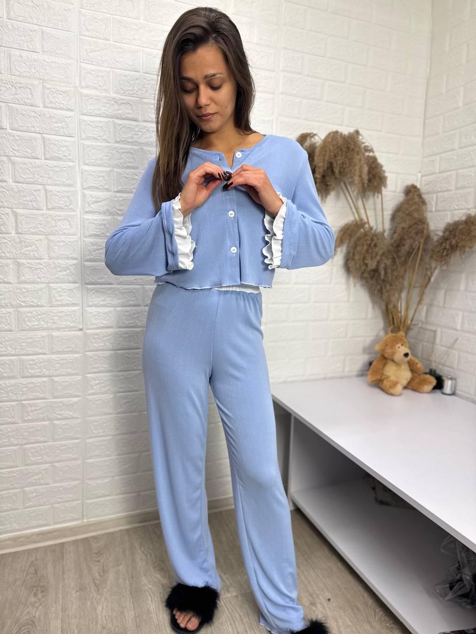 Стильний комплект для дому трикотаж, фото 1