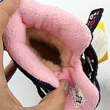 Дитячі зимові термо черевики для дівчинки сині Tom.m, фото 5