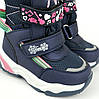 Дитячі зимові термо черевики для дівчинки сині Tom.m, фото 6