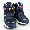 Дитячі зимові термо черевики для дівчинки сині Tom.m, фото 7