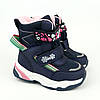 Дитячі зимові термо черевики для дівчинки сині Tom.m, фото 9