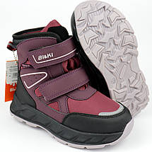 Термо черевики для дівчинки бордові Bi&Ki, фото 2
