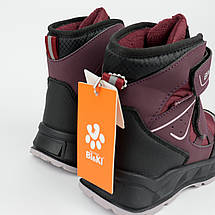 Термо черевики для дівчинки бордові Bi&Ki, фото 5