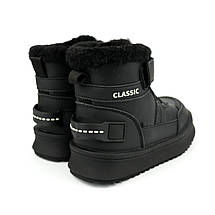 Дитячі зимові черевики чорні для дівчинки Том.м, фото 3