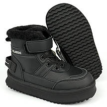 Дитячі зимові черевики чорні для дівчинки Том.м, фото 5