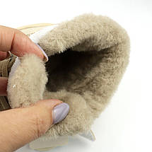 Дитячі зимові черевики бежеві для дівчинки Том.м, фото 3