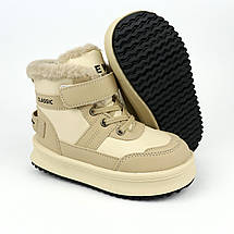 Дитячі зимові черевики бежеві для дівчинки Том.м, фото 5