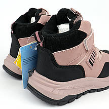 Дитячі зимові термо черевики для дівчинки рожеві Tom.m, фото 2