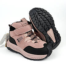 Дитячі зимові термо черевики для дівчинки рожеві Tom.m, фото 4