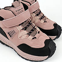 Дитячі зимові термо черевики для дівчинки рожеві Tom.m, фото 5