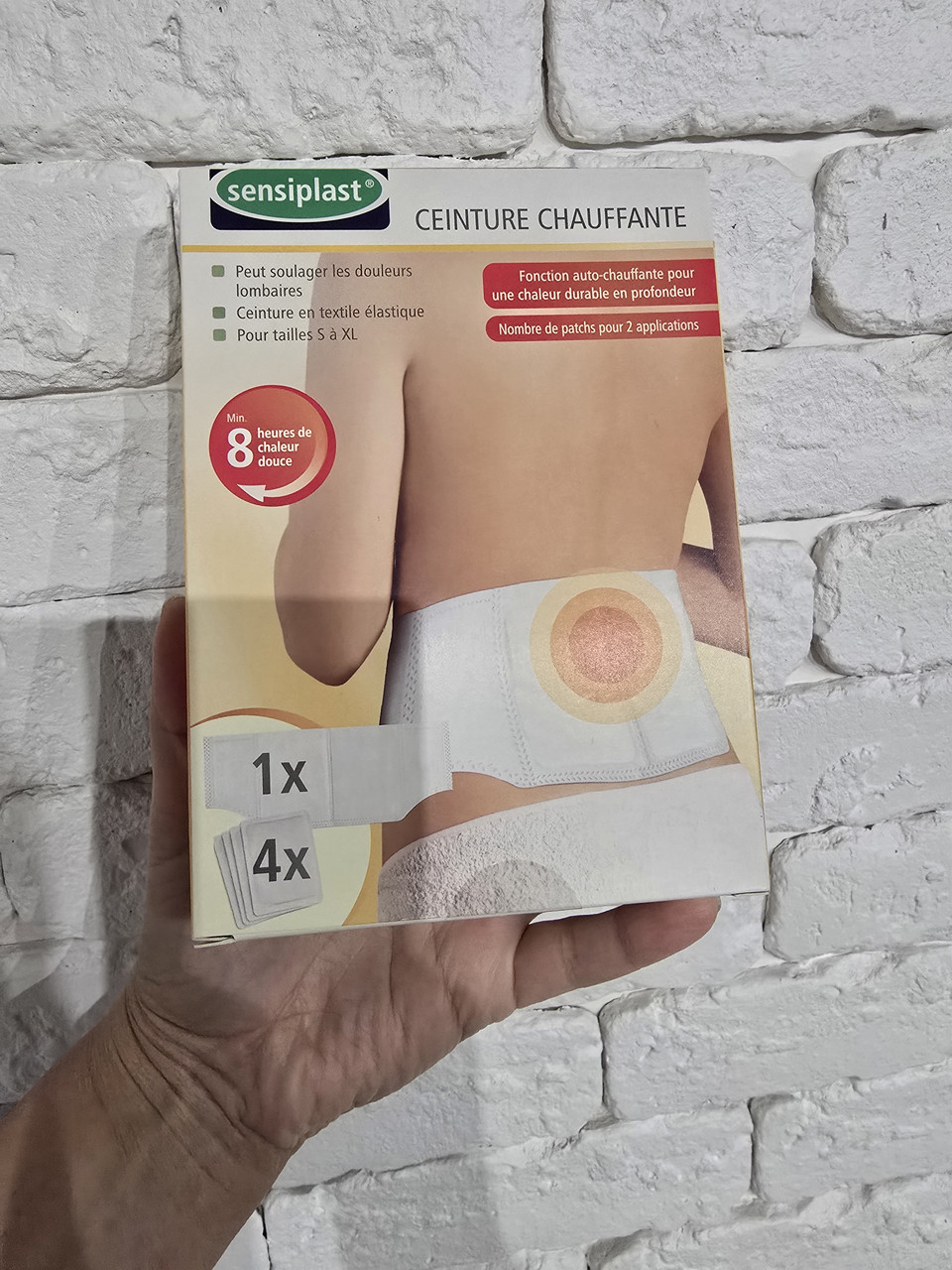 Зігріваючий пояс Sensiplast PATCHS CHAUFFANTS, фото 1