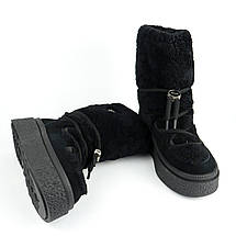 Теплі шкіряні зимові чобітки для дівчинки Bi&Ki, фото 4