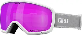 Гірськолижна маска жіноча Giro Millie White Grey Chute Лінза Vivid S2 Pink