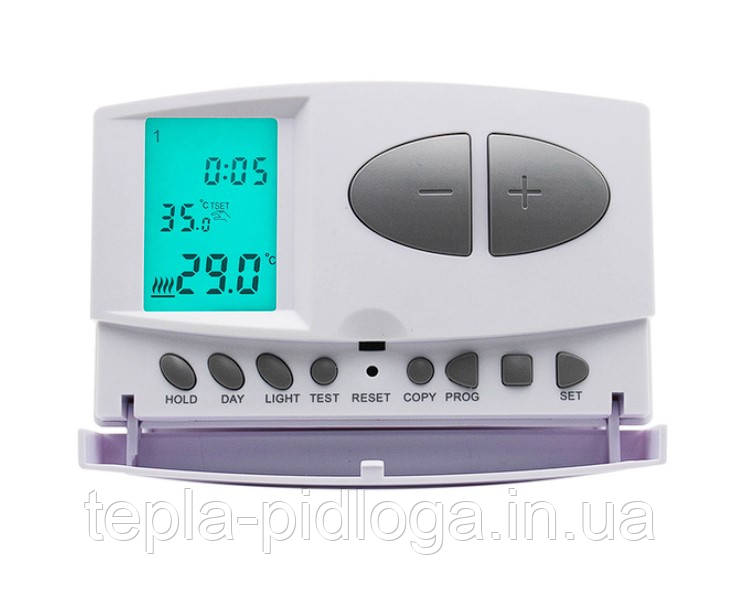 Терморегулятор програматор Castle Q7 без радіоканалу, настінний, фото 1