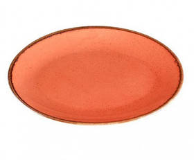 Тарілка дрібна порцелянова овальна Orange Porland 240мм 112124/O