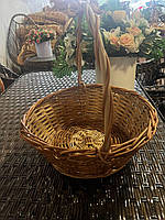 Корзина на подарки плетеная