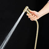 Гігієнічний душ, що вбудовується GAPPO G7210-3, золотий сатин, фото 8