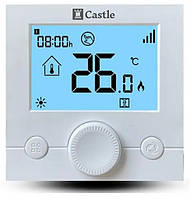 Терморегулятор програматор Castle AC8078G без радіоканалу, настінний