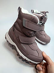 Зимові термо черевики для дівчинки American Club 87/25 SN фіолетові р.30-33