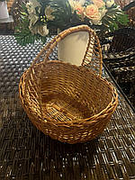 Корзина из лозы подарочная овальная
