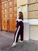 Жіночий теплий спортивний костюм з флісу великого розміру Розміри: 48-50, 52-54, 56-60, фото 3