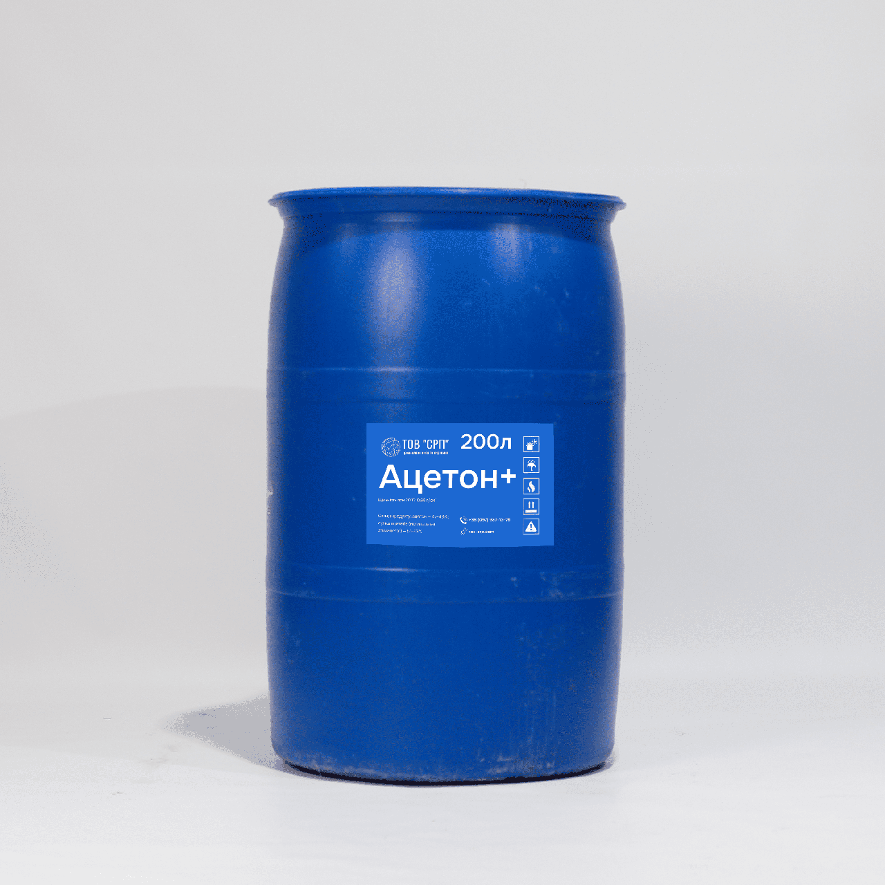 Універсальний розчинник Ацетон+ в бочках 200л