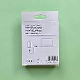Кабель USB Type-C на iPhone Apple Lightning, білий, 1 метр, фото 3
