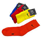 Чоловічі зимові високі тенісні спортивні шкарпетки N  махрові  однотонні 41-45 12 пар/уп, мікс кольорів, фото 3